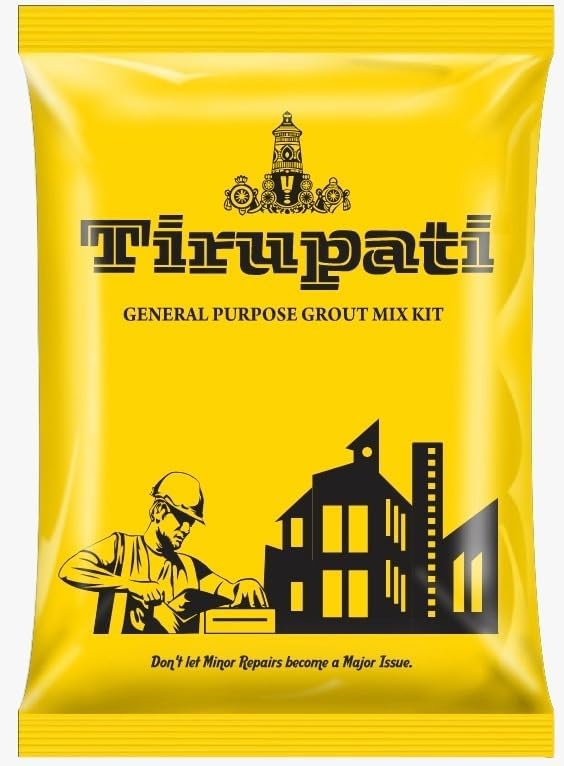 Tirupati Grout Mix Cement, Multi-Purpose Cement for Home Renovation, Crafting, and Repairs - Universal Adhesive (Pack of 1 with 6 Kg) (B0D41G2JVX) Amazon Price History, Amazon Price Tracker