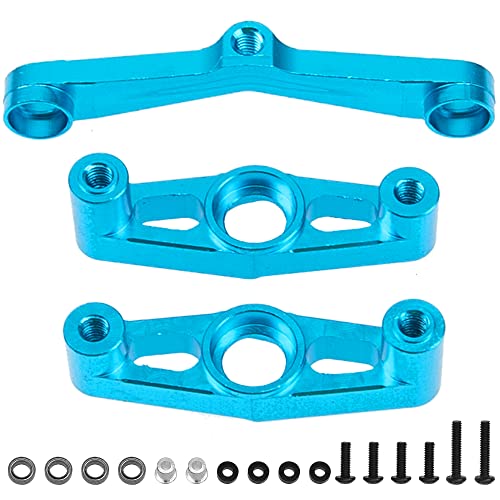 Vgoohobby Aluminum Alloy Steering Assembly w/Bearings Compatible with Tamiya TT02 1/10 RC On Road Touring Car Upgrade Parts
