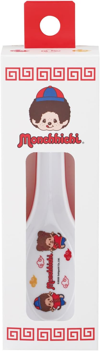 Skater LMCH1-A Melamine Lunge Spoon, Town Chinese, Dishwasher Safe, Monchich