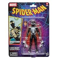 MARVEL　ハズブロ（Hasbro）MARVEL マーベルレジェンド・シリーズ スパイダーマン スパイダー・ヴェノム レトロ ブリスターパッケージ コミックス コレクター向けアクションフィギュア G2353 正規品