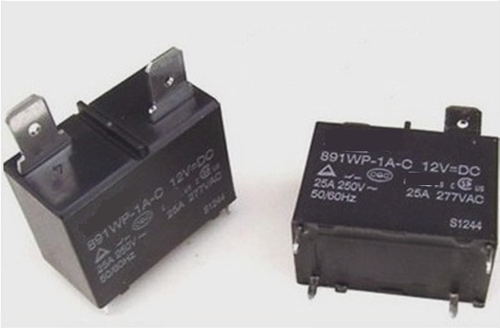 Relais 891WP 1A-C 12V 25A commutation haute performance pour cartes PCB - 2