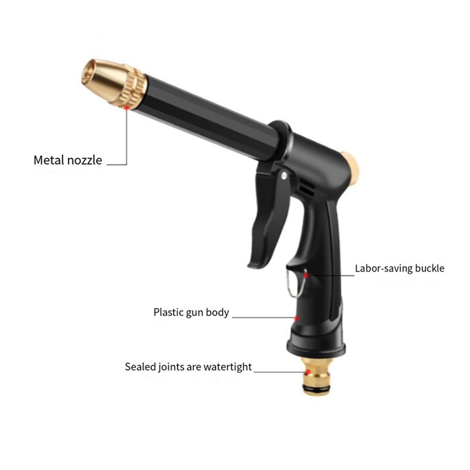 Pistola De Agua Alta Presión Portátil, Máquina Lavado Coches, Lavadora Inalámbrica, Herramienta Limpieza, Manguera Riego Jardín, Boquilla, Rociadora Potente Chorro A PresióN