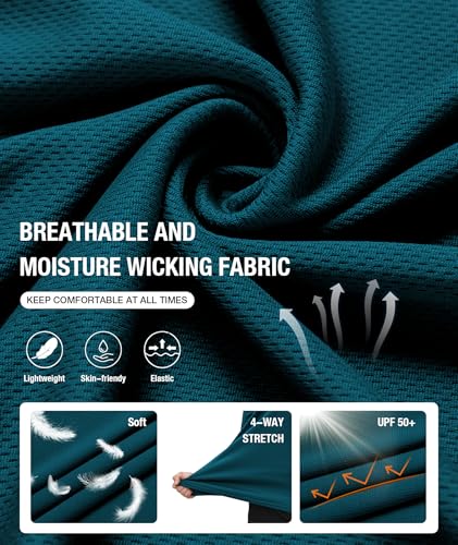 SCODI 7 Pack Polo Shirts for Men with Pocket Moisture Wicking Golf Polo Shirt Short Sleeve Outdoor Work Tactical Tshirt2