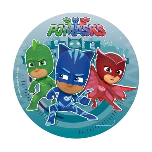 Dekora - 160132 PJ Masks Tortenaufleger aus Esspapier|aus Reispapier| - 20 cm