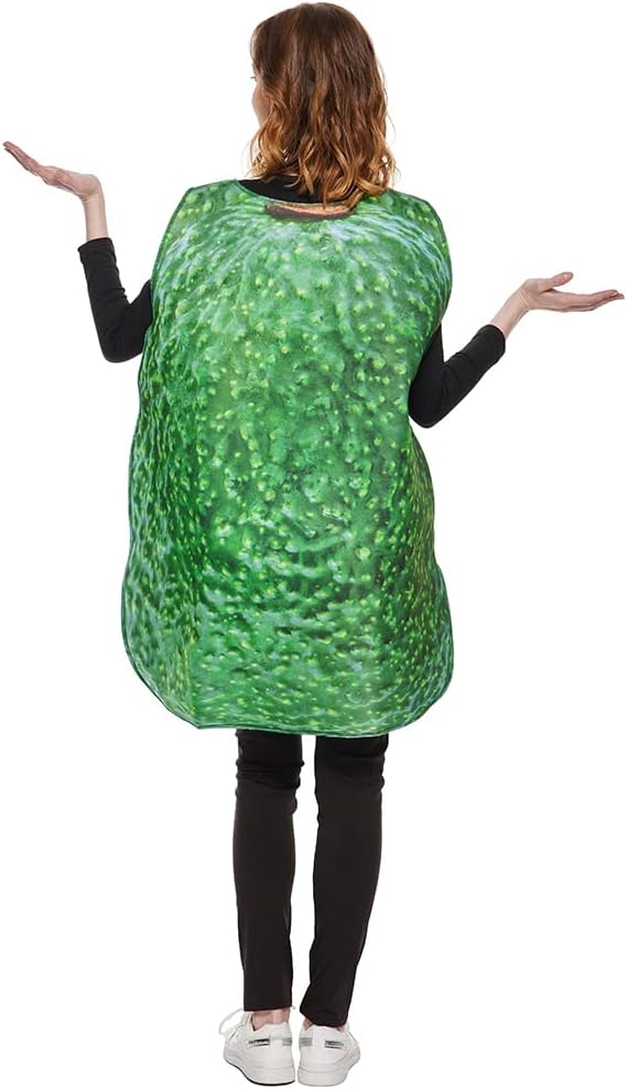 ReneeCho Avocado Costume Veggie Food Women Halloween Funny Fruit Outfit Adult Cute Food Man Unisex - Image 4
