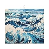 Photo Gallery tappetino scolapiatti per cucina wzywhj ukiyo-e style waves picture in spugna assorbente 45,7 x 40,6 cm Photo Gallery tappetino scolapiatti per cucina wzywhj ukiyo-e style waves picture in spugna assorbente 45,7 x 40,6 cm