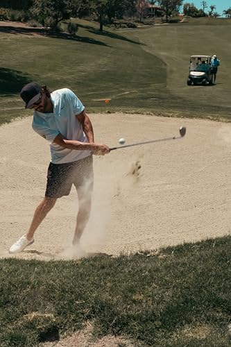 Image of BRIMZ Golf Performance Hat - Tee Holder & Magnetic Brim - Breathable Sweat & Water Resistant Golfing Snapback Cap