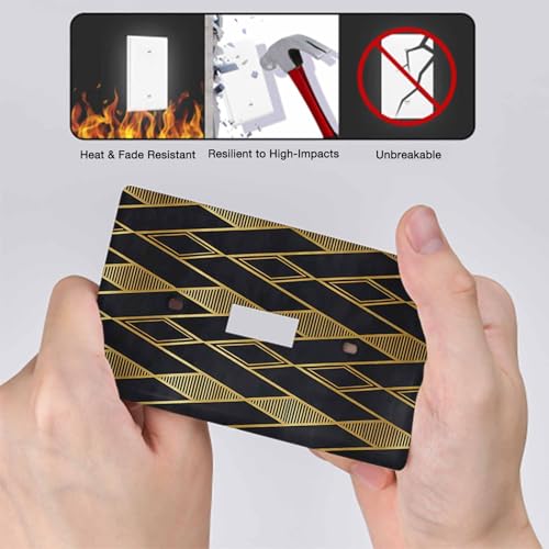 Placa de pared de diseño geométrico con líneas onduladas para un hogar sofisticado 4