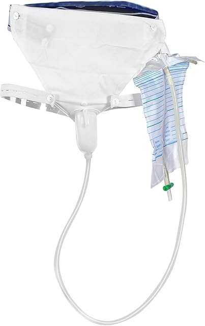 Reusable Female Urine Bag,Urinal Urine Collector Silicone Adults Woman Elderly Pee Bag Urinal with Urine Bags Portable for Travel, Outdoor Use(Women Type)