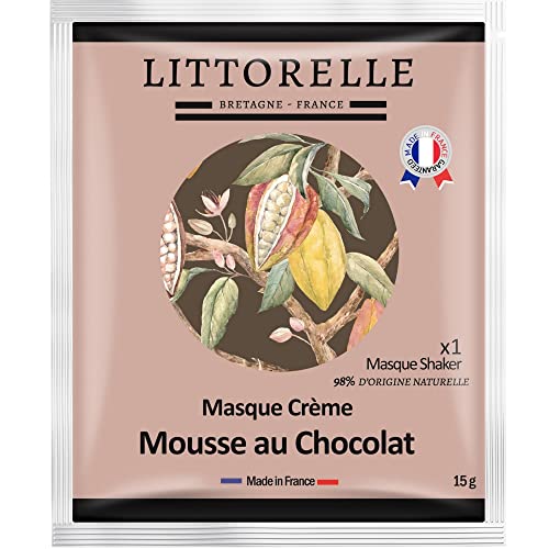 Littorelle - Mascarilla sin Shaker - Mousse de Chocolate - Fabricado en Francia - Nutre y Protege la Piel en profundidad - Piel Suave, Calmada y Relajada - Ideal para Pieles Sensibles y Secas Cover