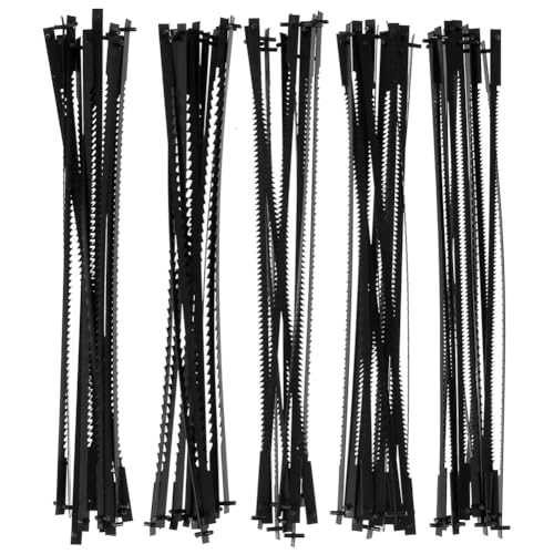 Harewtwy Fretsaw per Lame per A Scorrimento 127 mm con Perno il 15/10/20/24 Denti per Lame per A Scorrimento (60 Pezzi)