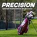 Aspire XD1 Womens Golf Clubs Full Set, Includes Driver, Fairway, Hybrid, 6-PW Irons, Putter, Stand Bag, 3 H/C's, Ultra-Light Graphite Shafts, Golf Clubs Women Left Handed, Comes in 3 Sizes, Pink