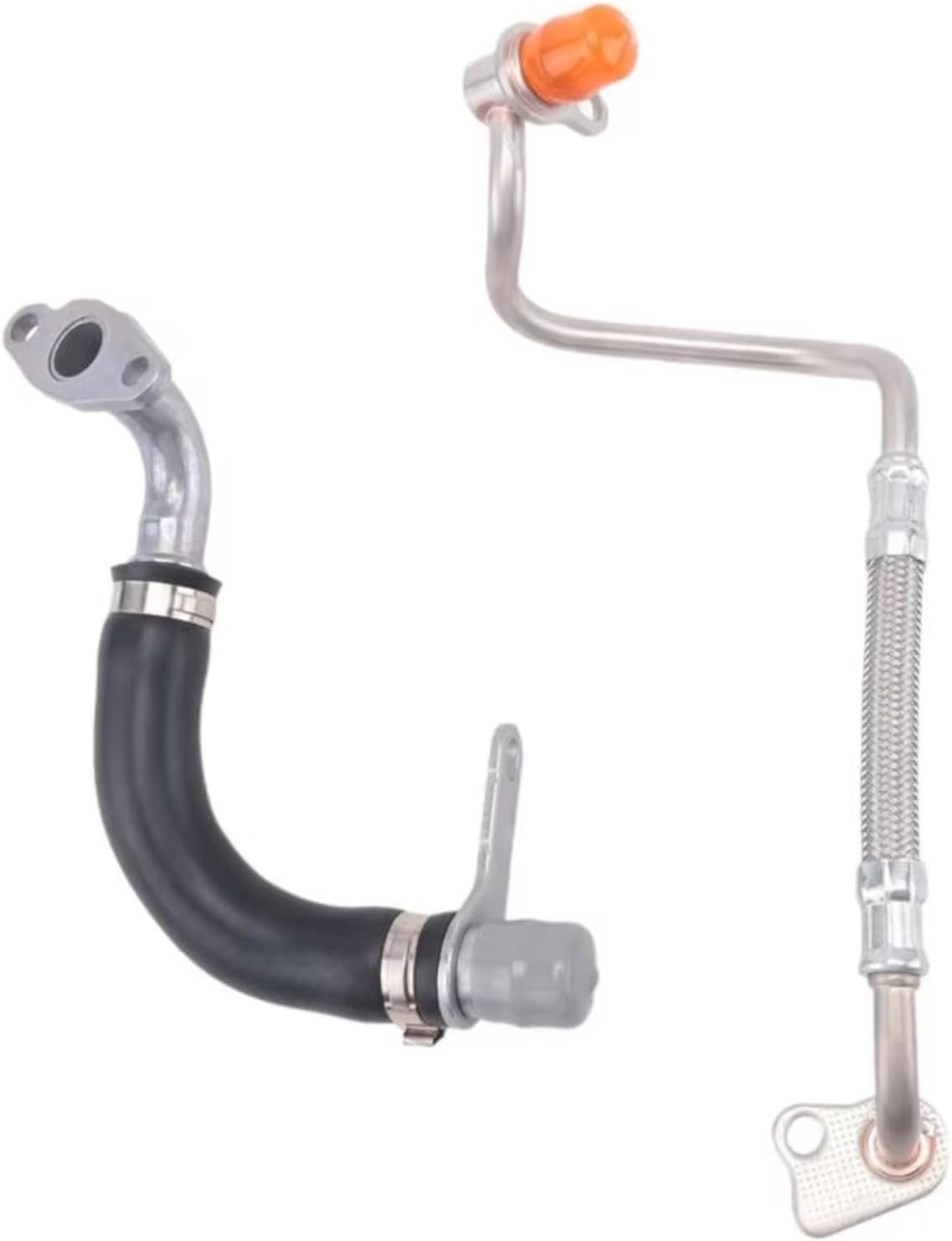 Compatible with BMW for 320i XDrive F30 2013-2018 for 428i F32 2014-2016 Car Outlet for Turbo Oil Feed and Return Line 11428626652 Turbo Oil Return Pipe