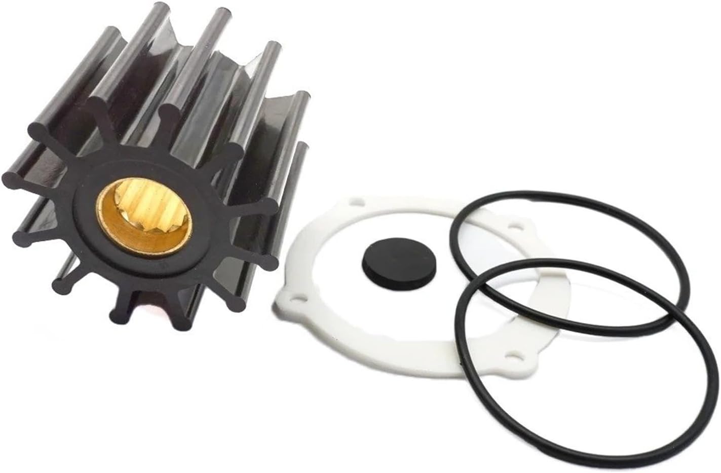 Car Coolant Water Pump Sea Water Pump Impeller For Volvo For Penta 21951354 3842786 21213664 21951352 S685007 For F6 Series F6B-9 102480501 812B Car Parts