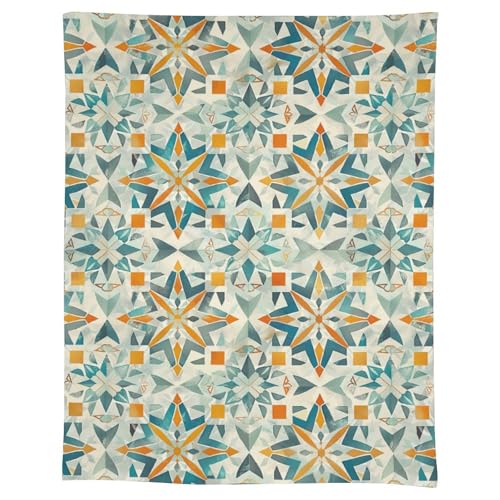Nappe rectangulaire lavable grise avec imprimé pour table - 7