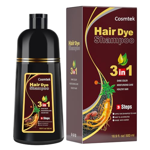 MEIDU Dark Brown Hair Dye Shampoo