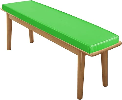 Vista 13 de Cojín de cuero para asiento de banco de 2 y 3 plazas, cojín de asiento para silla, cojín de madera para jardín, cojín de cuero para silla, funda