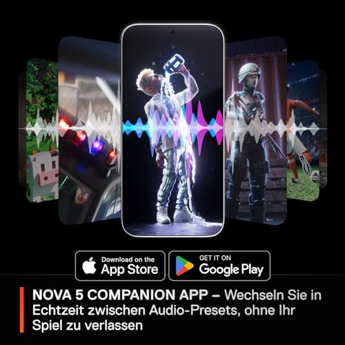 SteelSeries Arctis Nova 5P Wireless PS5 Gaming Headset – Für PS5, PC, Switch 2, Handy – Magnetische Neodym-Treiber – 100+ Audio Presets – 60 Std. Akkulaufzeit – 2,4 GHz oder BT-ClearCast Gen2.X Mik – Bild 4