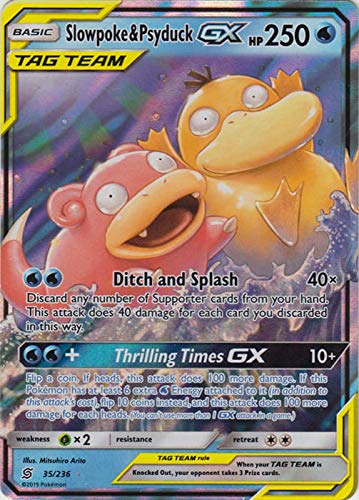 Slowpoke & Psyduck Tag Team GX - 35/236 - Ultra Rare - Unified Minds