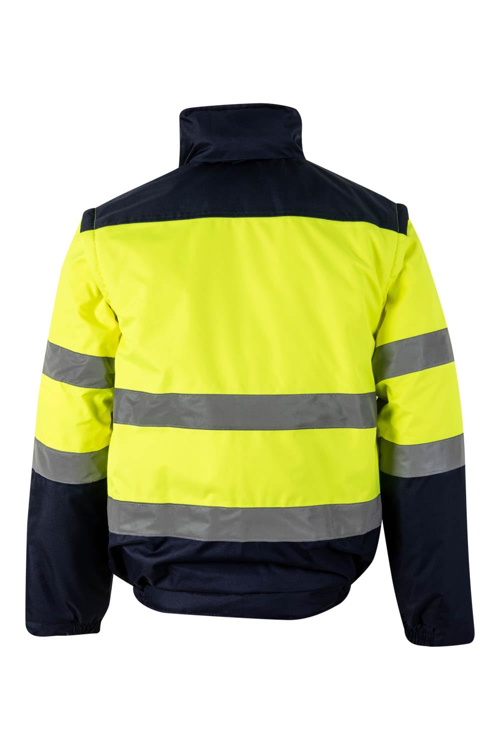 VELILLA 161 High Visibility Detachable Jacket Fluor Yellow/Green Size L