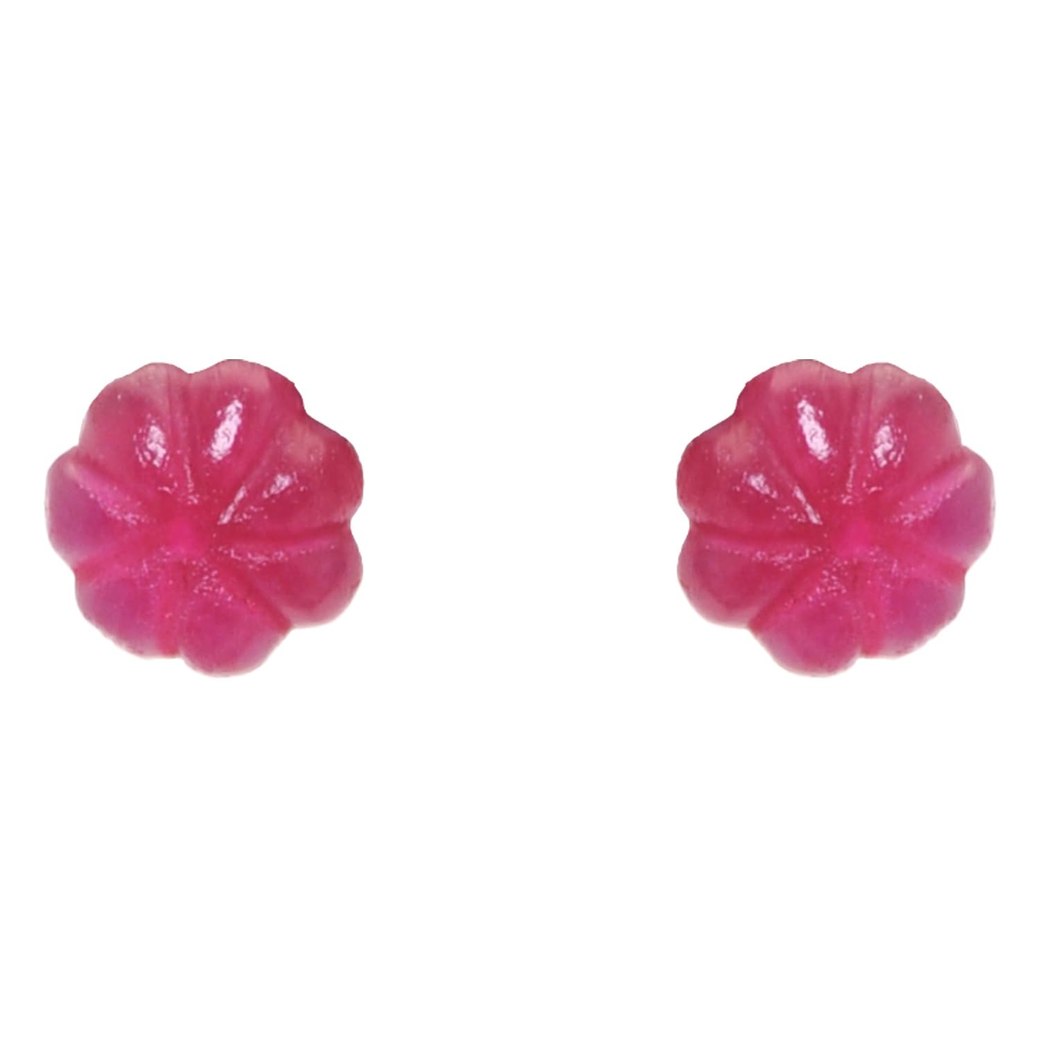 Jaipur Ruby Gemstone Earrings Made In .925 Sterling Silver For Girls & Women ES-1965-image-23