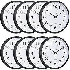 Inbagi 8 Pcs Wall Clock Bulk Large Silent Battery Operated Classroom Clocks Quartz Analog Non Inbagi 8 Pcs Wall Clock Bulk Large Silent Battery Operated Classroom Clocks Quartz Analog Non item