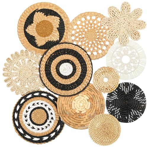 Tatuo 11 canastas de pared bohemias para decoración de pared, ces...