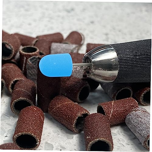 Capuchons de ponçage pour ponceuse ongles kit complet manucure pédicure et embouts - 3