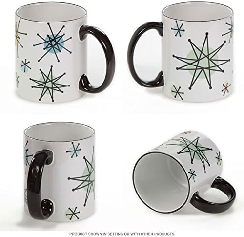 Atomic Starburst Sputnik Coffee Mug