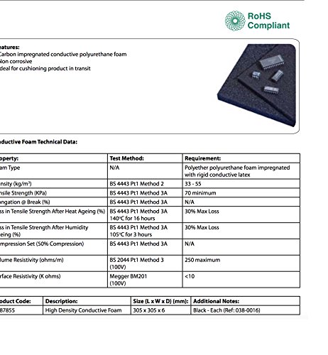 Accesorios De Computadoras, Personal Computer espuma antiestatica Marca Multicomp (3)