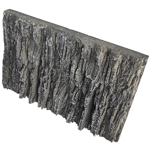 Toddmomy Reptile Tank Background Limestone Natural Look Aquarium Decor Easy to Cut Use for Fish and Turtle Tanks
