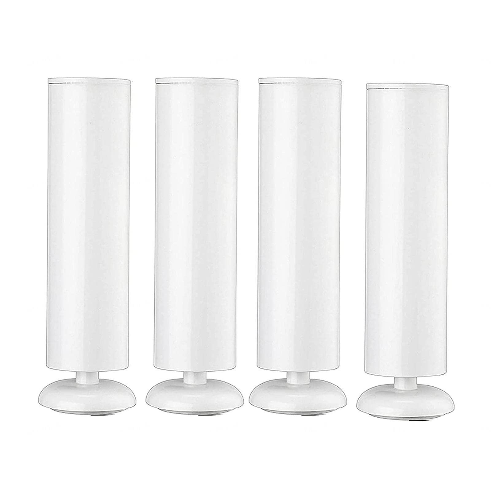 Nogi meblowe, 4 sztuki, nogi do stolika nocnego, ramy łóżka, podpórka do mebli, kuchni, biurka, nóg stołowych, nóg meblowych, białe - 25 cm (białe 25 cm)
