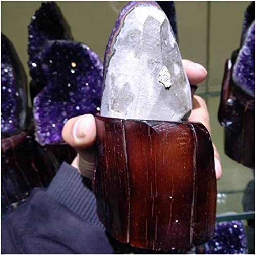 Amethyst Quartz Cluster de alta pureza mineral origen uruguayo genuino 7