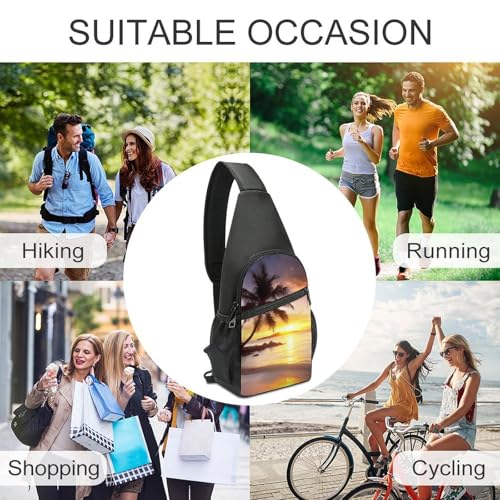 Bolso tipo bandolera blanco para senderismo y uso casual miniatura 6