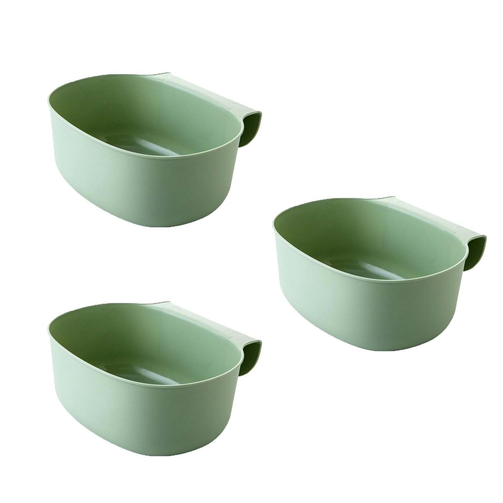 Juego de 3 contenedores de basura organizadores de mesa para cambiar pañales, organizador de mesa para cambiar pañales para colgar, bote de basura para almacenamiento de desechos domésticos
