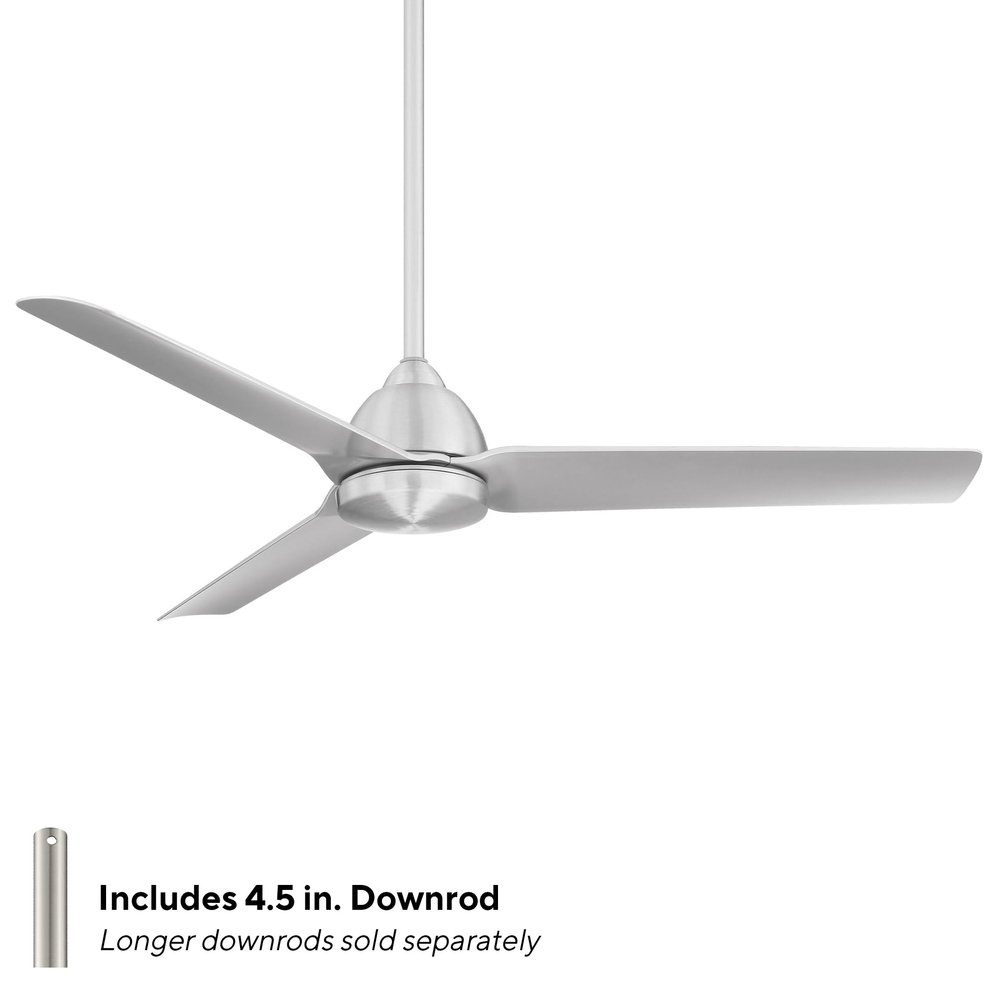 Mocha Indoor/Outdoor 3-Blade Smart Compatible Ceiling Fan 54in