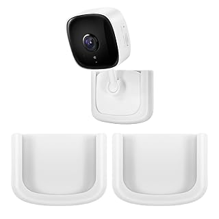 2 Pack Adhesive Wall Mount Fits for Tapo C100,C110 Indoor Security Camera,No Drilling Easy Installation Window Mount Camera Brackets fits for TP Link Camera,White - Amazon product rated Grade B