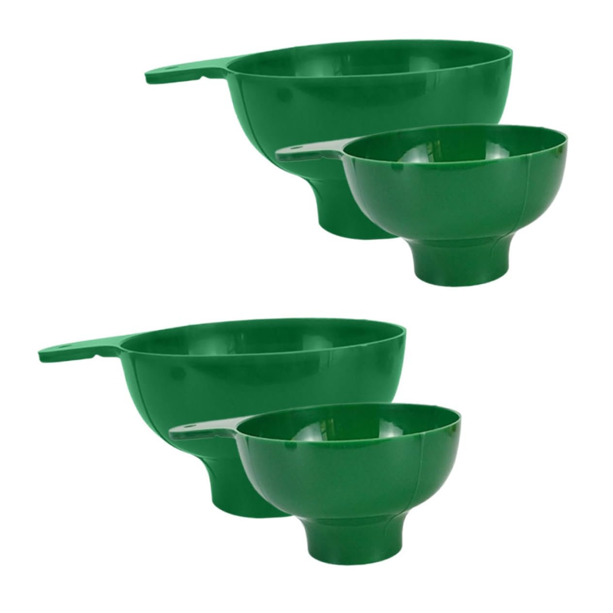 IMIKEYA 16piezas Embudo De Cocina Reutilizable De Plástico Grande Para Llenar Tarros y Frascos Para Mermeladas Salsas y