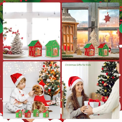 Fennoral 14 unidades de artesanato de homem de gengibre para crianças Faça você mesmo pão de gengibr