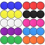 Coopay 30 Pieces Foldable Flying Disc/Fan Frisbees with Bag Folding Pocket Toy Set for Kids Fun...