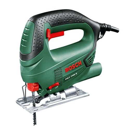 Bosch PST 700 E - Sierra de calar con maletín (1 x hoja de sierra, 500 W, 500 – 3.100 cpm, 1.7 Kg)