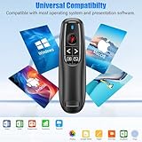 Presentation Clicker Wireless Presenter Remote Clicker, USB C PowerPoint Clicker for Presentation with Pointer, RF 2.4GHz Computer Pointer Clicker Slide Advancer for Google Slides,Mac,Laptop - Image 5