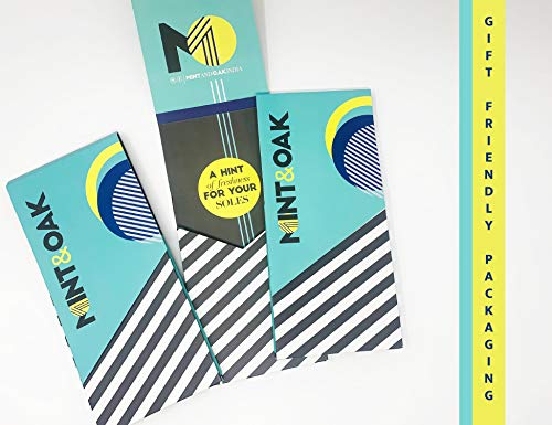 Image of Mint & Oak Men Ankle Socks, Printed Funky Socks, Cotton Unisex Ankle Length Sock, Odour Free Socks - Pack of 1