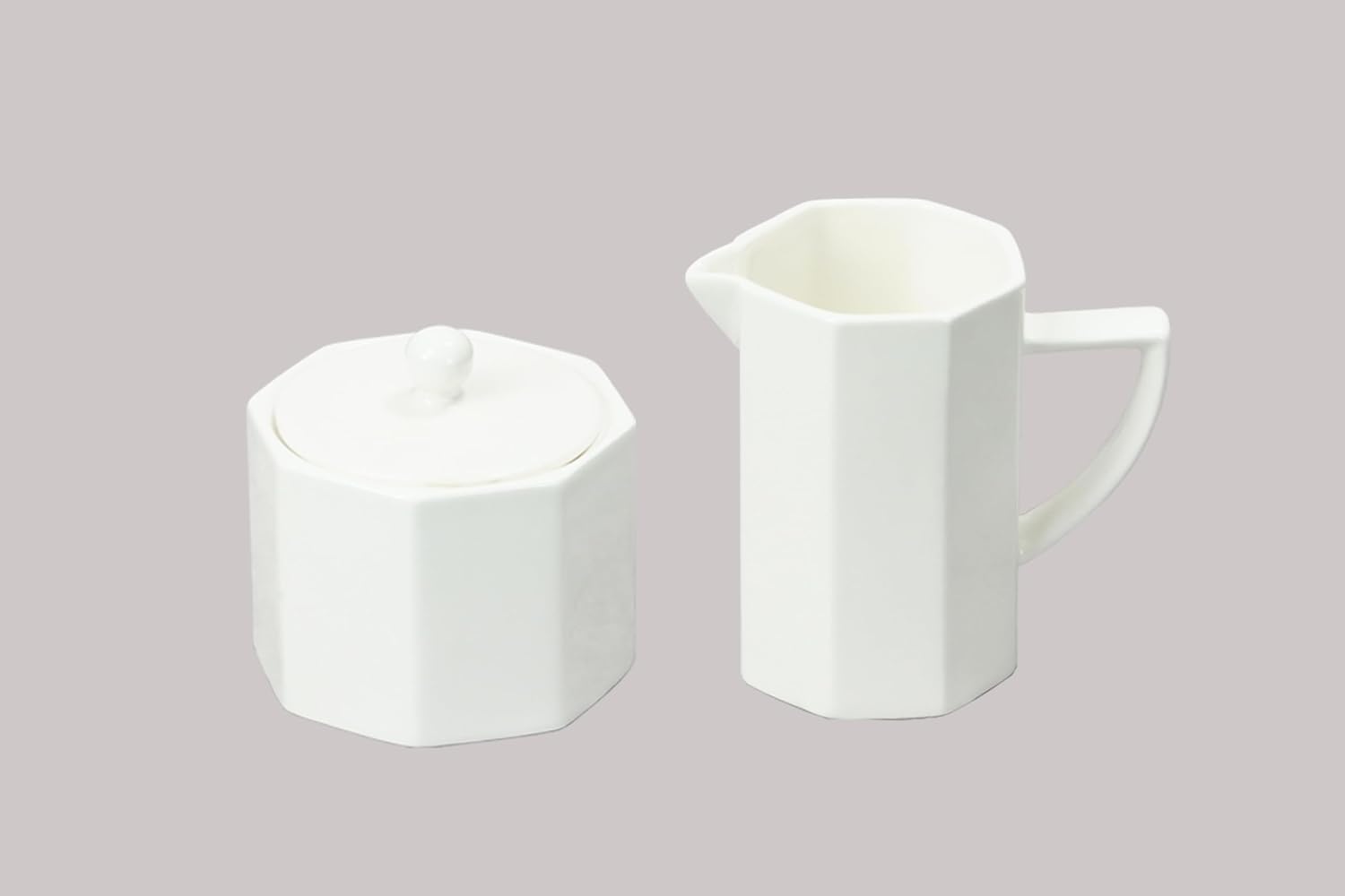 Bone China Cone Shape, Elegance White Cup Coffee 8oz & Saucer, Set of 6 Cup & 6 Saucer