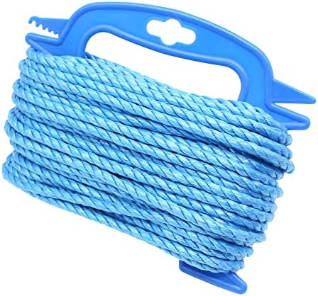 EAI Blue Rope General Purpose Polypropylene 6mm Diameter x 20 Metre Length On Handy Winder