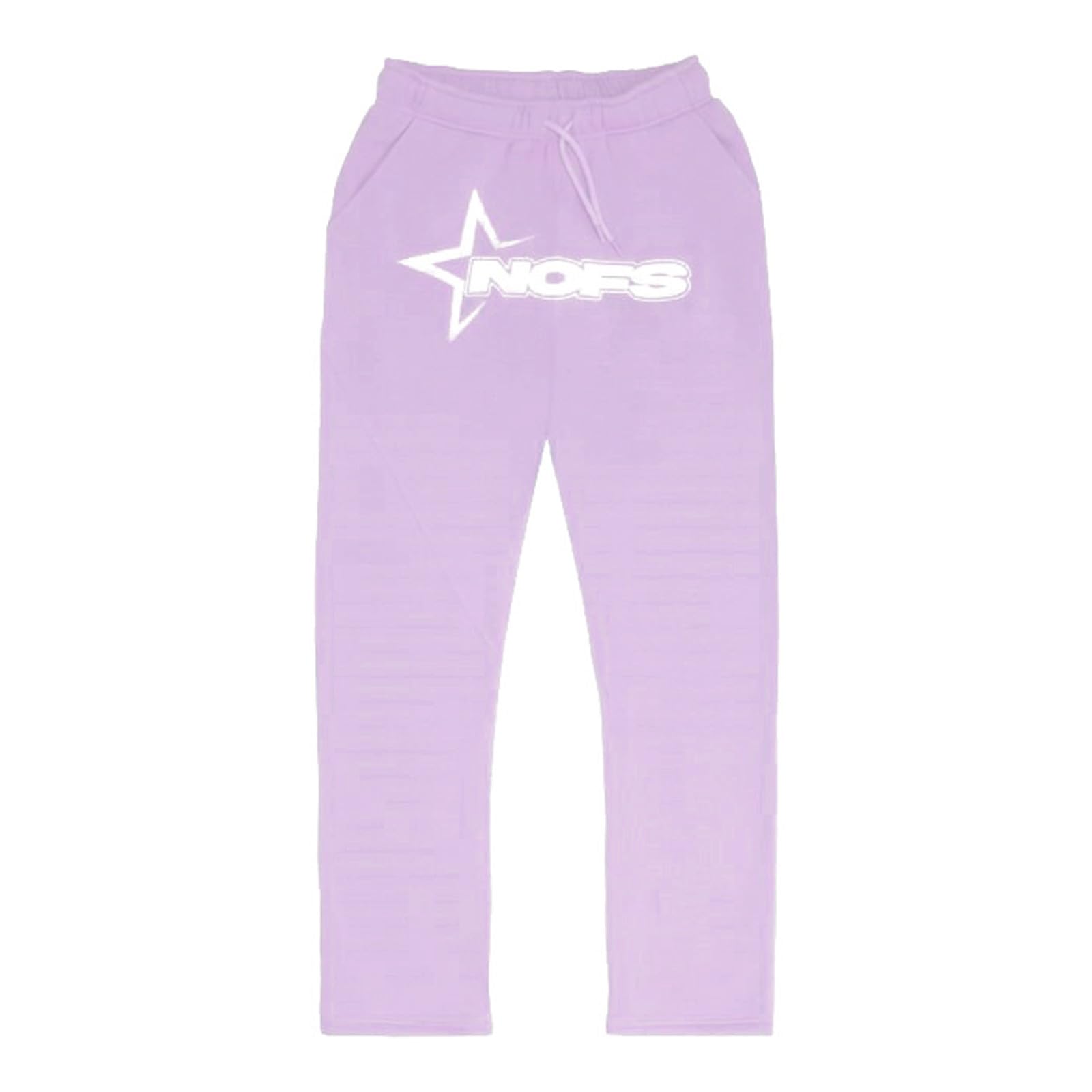 NOFS Męski dres do joggingu, Y2K, bawełna, 2 sztuki, bluza sportowa, bluza z kapturem Y2K + spodnie Nofs, męski dres sportowy, strój streetwear 2024, L