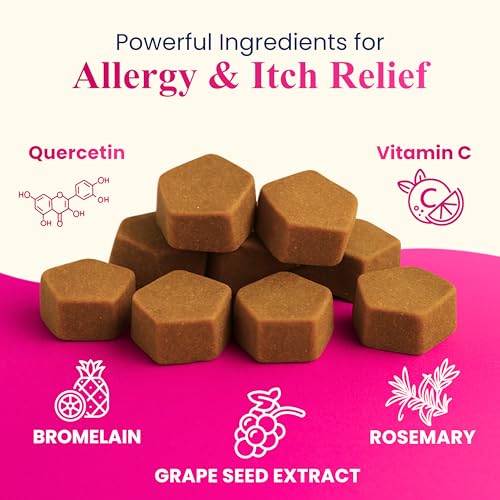 Image of Petroyale Dog Allergy & Itch Chews Relief Supplement & Dog Daily One, All-in-One with Probiotics - Anti Itch for Dogs, Dog Itching Relief Chews,s, Joint Supplement, Gut Health & Immunity Booster