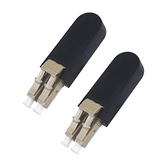 LC/UPC Fiber Optic Loopback Adapter Multimode, 2pc