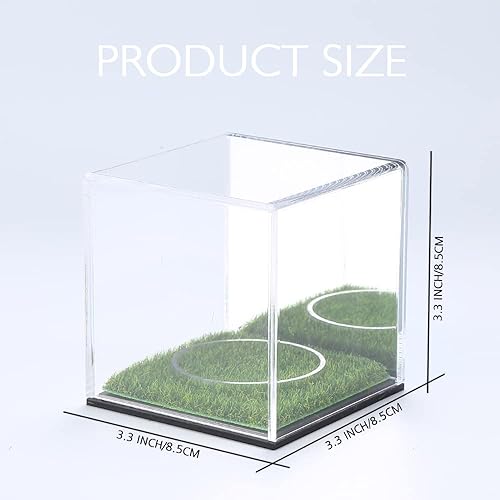 Miniatura 3 de GMAXT Vitrina de béisbol, nueva funda de béisbol acrílica, pantalla de soporte de béisbol con protección UV para béisbol, pelota de tenis, pelota de