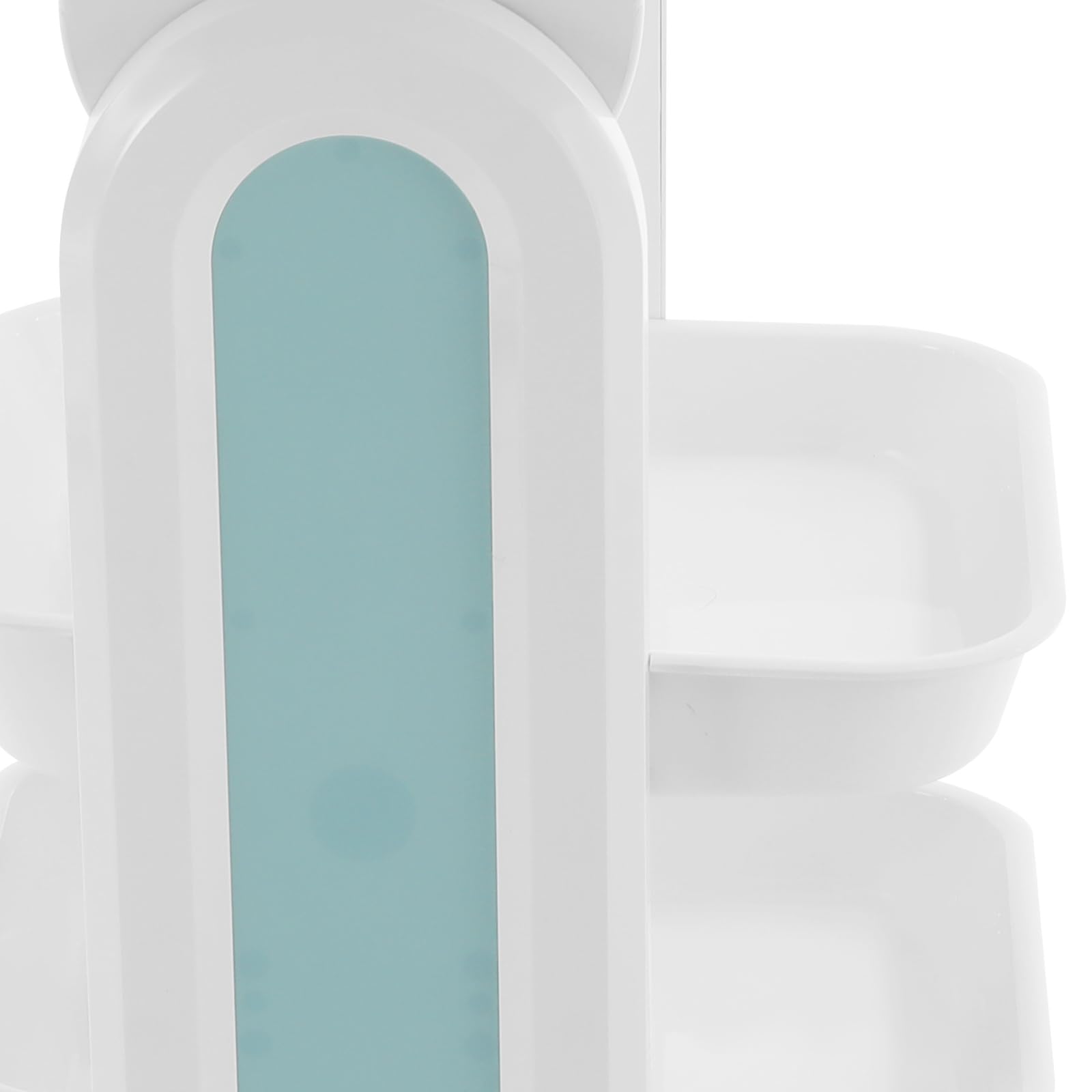 Cochecito médico de laboratorio con palé de dos pisos y 1 estante superior, carrito de laboratorio con ruedas de material ABS, 60 kg, carro médico para laboratorio, clínica, hospital, salón